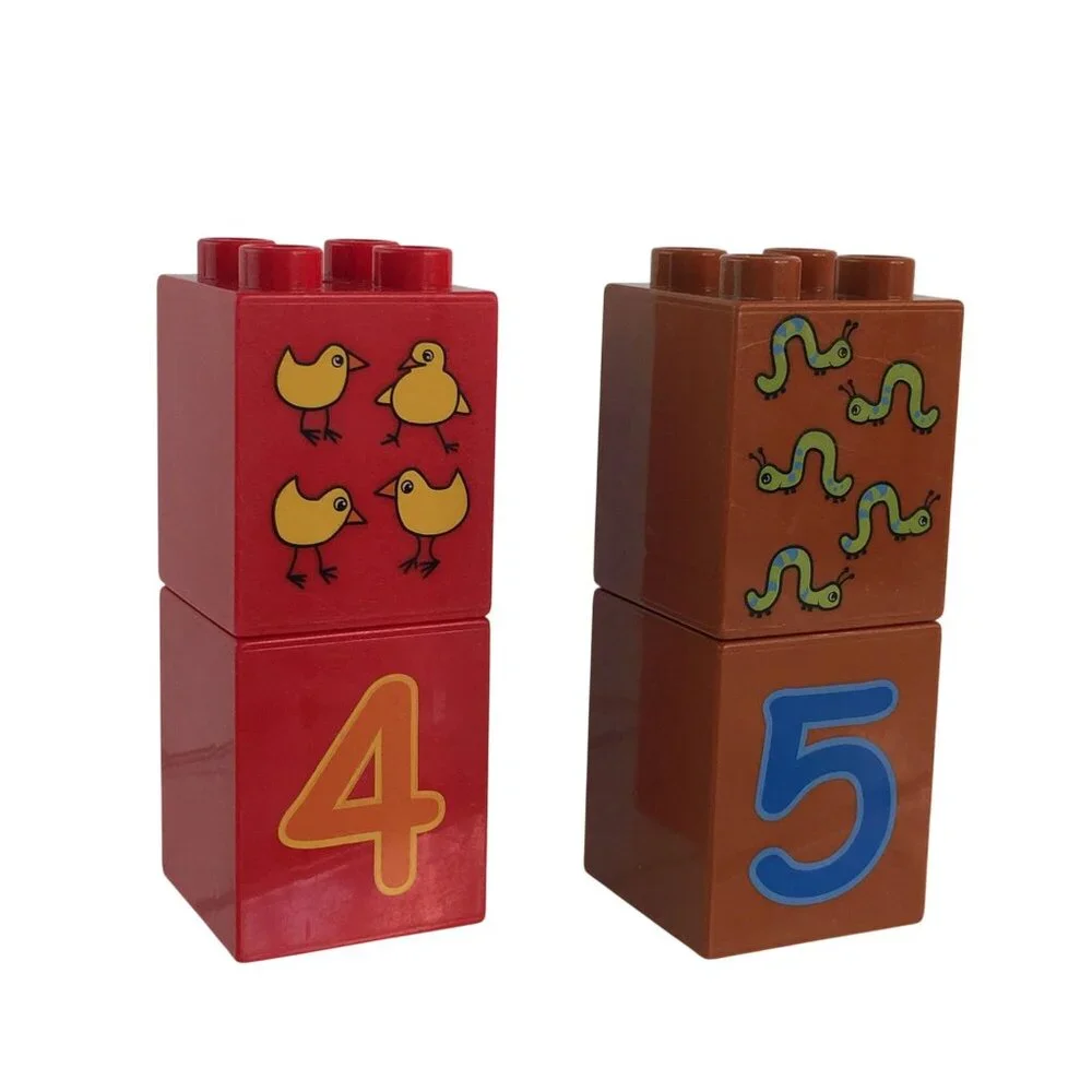 Lego Duplo Play With Numbers Counting Blocks Replacement Parts 1-10 - Picture 6 of 11